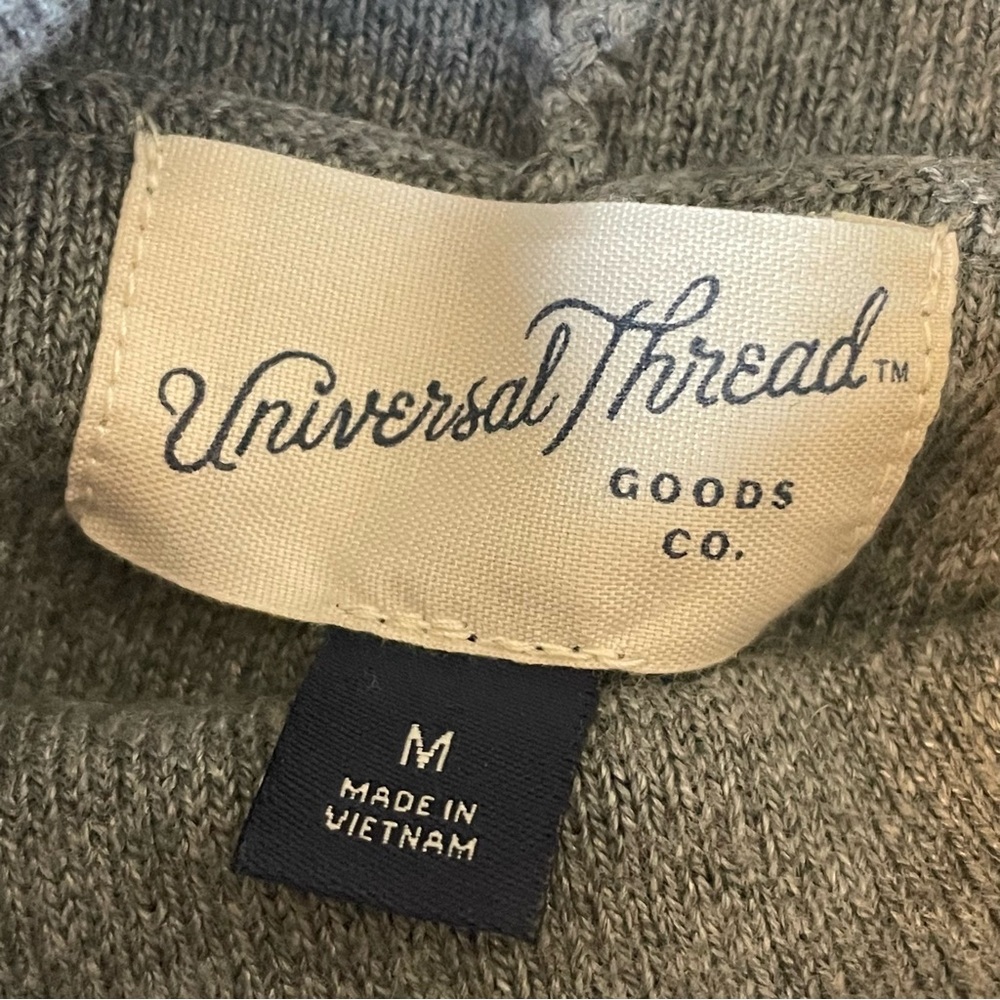 Universal Thread Solid Gray Cowlneck Wool Blend L… - image 3